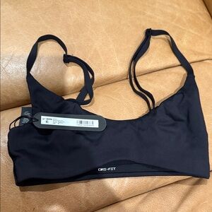 SKIMSxNike Women's Black Strappy Micro Scoop Sports Bra